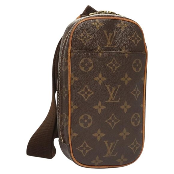 LOUIS VUITTON Monogram Pochette Gange Shoulder Bag M51870 LV Auth BD2223 - Picture 1 of 16